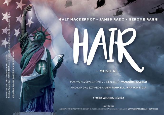 Hair musical - Budapest - Győr - Debrecen - Pécs - Jegyvásárlás itt!