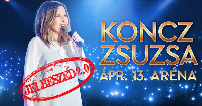 Koncz Zsuzsa Arénakoncert 2024-ben Jelbeszéd címmel a Papp László Budapest Sportarénában - Jegyfogla